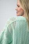 Callie Cropped Cardigan - Mint