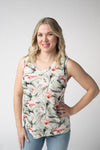 Noelle Tank - Flamingos