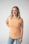 Morgan Micro Striped Tank - Orange