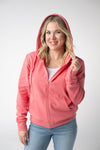 Fullzip Hoodie - Sunkissed Coral