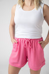 Weslie Waffle Shorts - Pink
