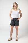 CandiceCrinkle Shorts - Charcoal