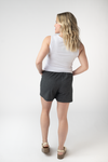 CandiceCrinkle Shorts - Charcoal