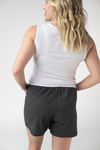 CandiceCrinkle Shorts - Charcoal