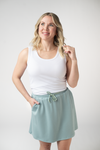 Serena Luxe Skort - Ocean Blue