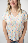 Raelynn V-Neck Top - Petal Gardens
