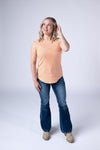 Morgan Micro Striped Tank - Orange