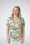 Chloe Cozy Top - Pineapple Leaf