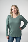 Larissa Long Sleeve - Dusty Jade