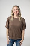 Katie Cozy Top - Mocha