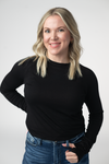 Blair Long Sleeve Top - Black