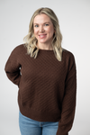 Gianna Pullover Sweater - Brown