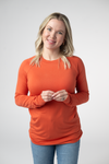 Blair Long Sleeve Top - Pumpkin