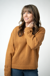 Crochet Sleeve Top - Camel