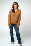 Crochet Sleeve Top - Camel