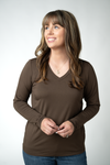 Larissa Long Sleeve - Brown