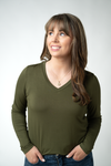 Larissa Long Sleeve - Dark Olive