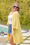 Cover-Up Kimono - Lemon