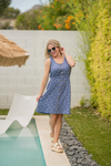 Beverly Button Dress - Nautical Navy