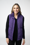 Remy Zip Up Vest - Purple