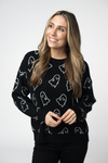 Ghost Pullover Sweater - Midnight Ghosts