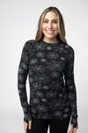 Blair Long Sleeve Top - Midnight Webs