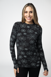 Blair Long Sleeve Top - Midnight Webs
