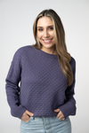 Gianna Pullover Sweater - Slate Blue