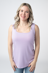 Rachel Ribbed Tank -  Lavender