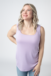Rachel Ribbed Tank -  Lavender