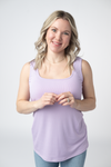 Rachel Ribbed Tank -  Lavender