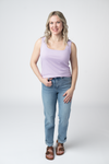Rachel Ribbed Tank -  Lavender