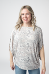 IN STOCK Darcy Dolman - Vintage Grey Floral