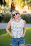 Ava Tank - Neon Palm