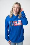 Corrine Hoodie - Royal Blue USA
