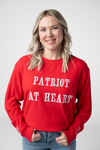 Corrine Embroidered Pullover Top - Patriot at Heart