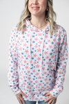 Hailey Pullover Hoodie - American Stars and Stripes