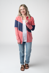 Colorblock Fullzip - Liberty Stars, Navy, and Stripes Trio