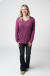 IN STOCK Larissa Long Sleeve - Mulberry