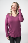 IN STOCK Larissa Long Sleeve - Mulberry