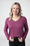 IN STOCK Larissa Long Sleeve - Mulberry
