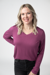 IN STOCK Larissa Long Sleeve - Mulberry