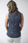 Noelle Tank - Navy Liberty Stars
