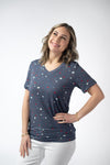 Sophie Top - Blue Liberty Stars