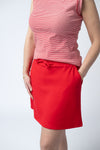 Serena Luxe Skort - Red