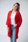 Ellie Cover-Up Kimono - Red