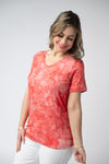 Sophie Top - Red Tie Dye