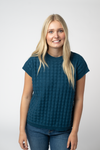 Kelly Knitted Top - Teal