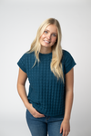 Kelly Knitted Top - Teal