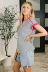 Emotionally Attached Trim Detail Tee